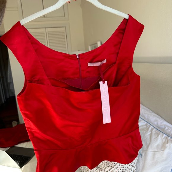 Damaris Bailey Rosso Top Red Satin - Picture 4 of 4